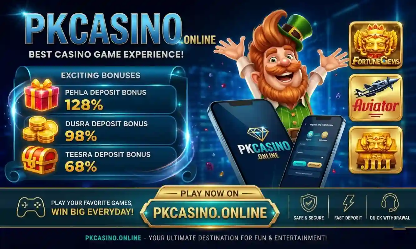 PKCASINO Deposit & Withdrawal Methods — EasyPaisa & JazzCash