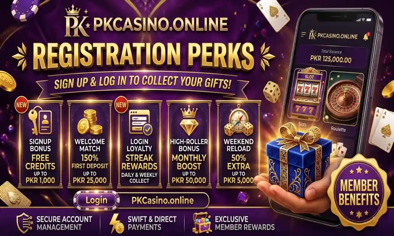PKCASINO Account Registration and Login Process